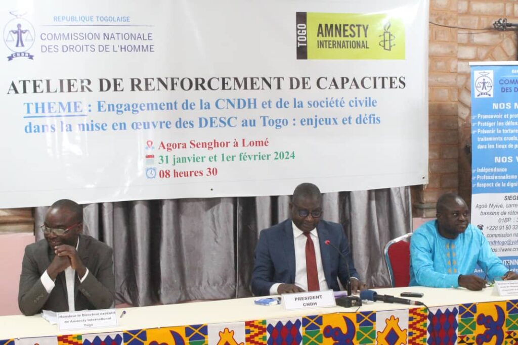 Promotion des DESC : La CNDH et Amnesty International déterminés à accroitre le nombre des acteurs engagés sur la thématique