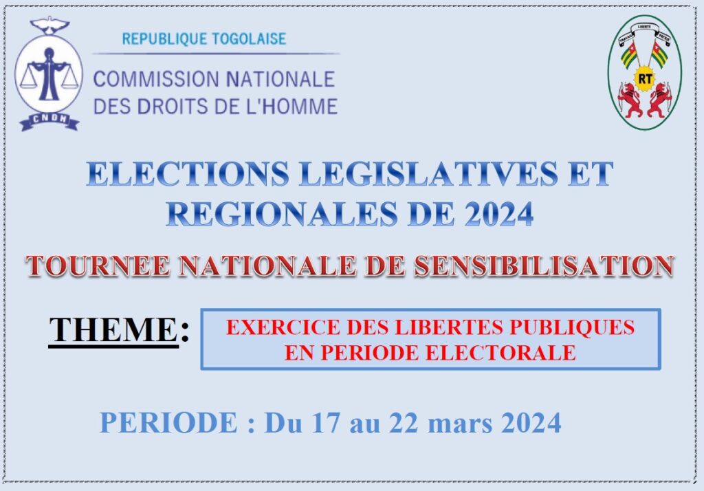 Elections législatives et régionales : la CNDH en tournée nationale de sensibilisation sur l’exercice des libertés publiques en période électorale